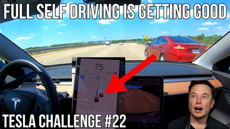 Tesla Full Self Driving Over 40 Miles With No Help Tesla Challenge