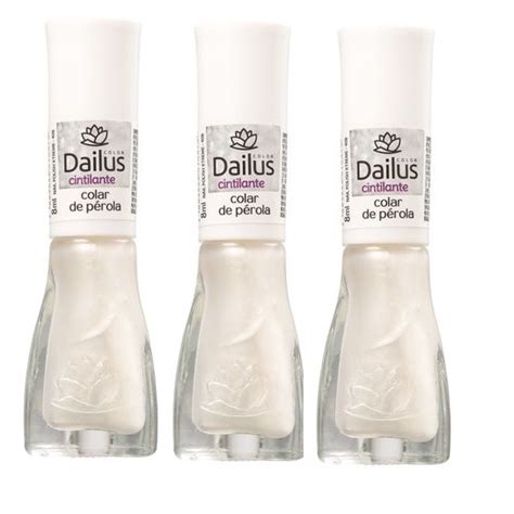 Kit Esmalte Dailus Cole O Queridinhos Colar De P Rola Ml