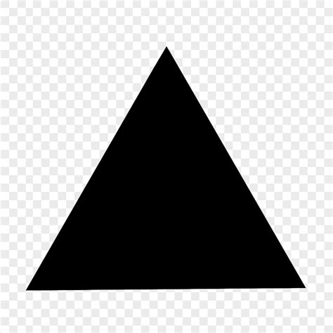 Black Triangle Png