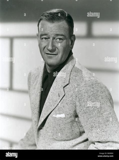 John Wayne Portrait Stock Photo Alamy