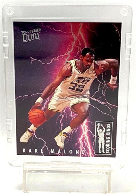 Vintage 1993 94 Fleer Ultra Scoring Kings Karl Malone Insert Card 6 Of