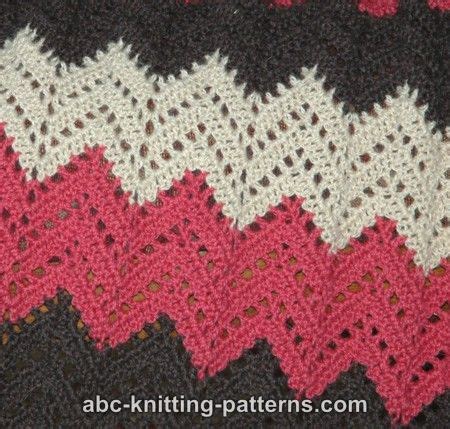 KNITTING RIPPLE AFGHAN PATTERN | 1000 Free Patterns