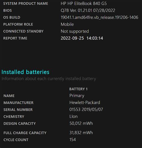 840 G5 Battery Capacity - HP Support Community - 8492799