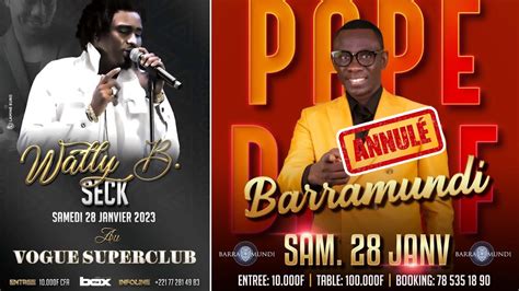 Confrontation Au Barramundi Wally Seck Change De Lieu Et Va Au Vogue