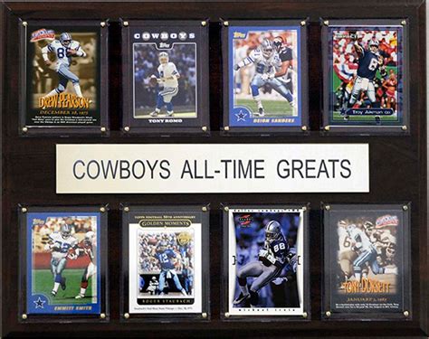 Nfl 12x15 Dallas Cowboys All Time Greats Plaque C And I Collectibles