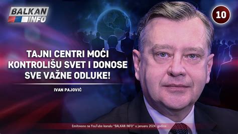 INTERVJU Ivan Pajović Tajni centri moći kontrolišu svet i donose sve