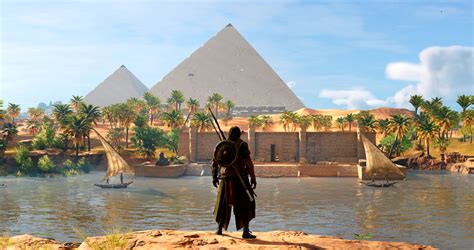 Download Bayek Of Siwa Pyramid Egypt Video Game Assassin S Creed Origins Hd Wallpaper