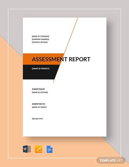 Free Sample Risk Assessment Report Templates In Google Docs Pages