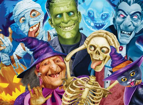 Selfies - Spooky Smiles, 200 Pieces, MasterPieces | Puzzle Warehouse