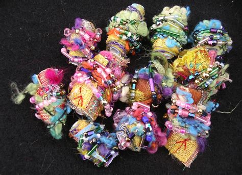 Fabric Beads Fabric Jewelry Fabric Beads Handmade Beads