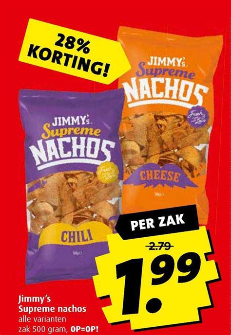 Jimmy S Supreme Nachos Aanbieding Bij Boni Folders Nl