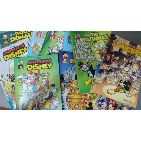 Kit 10 Gibi Personagens Disney Mickey Pateta Tio Patinhas Pato Donald