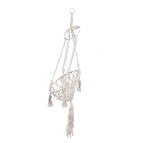 Duokon Hamac pour chat Lit pour chat en macramé suspendu pour chat