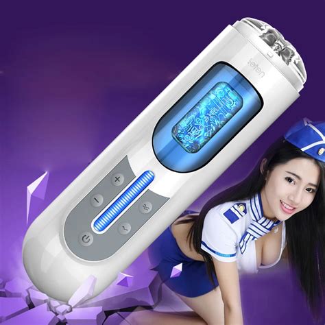 Automatic Male Masturbator Aircraft Cup Telescopic Usb Rechargeable Male Hands Free Masturbators