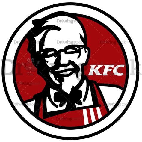 KFC Logo Vector Cartoon Drawing Image - drawingstock.com