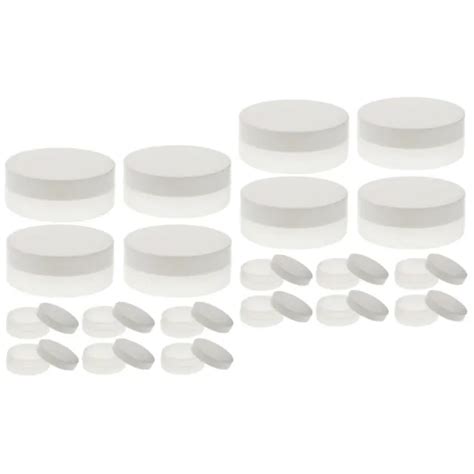 20 PCS PLASTIK Creme Box Lose Puderdose Reisen Kosmetikbehälter