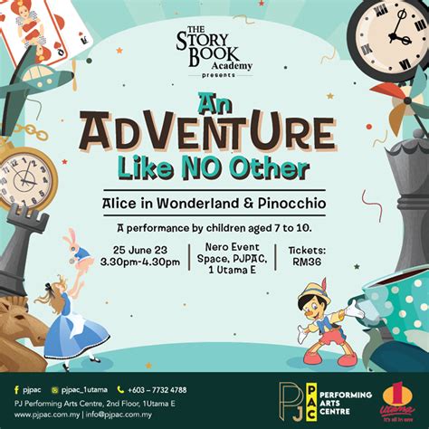 An Adventure Like No Other : Alice in Wonderland & Pinocchio – Kakiseni