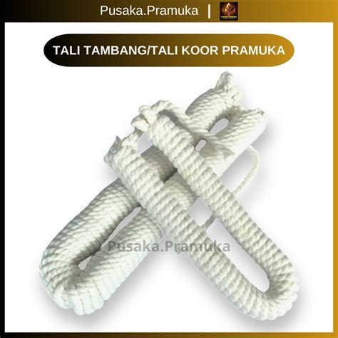 Jual Tali Koor Tali Tambang Pramuka Ukuran Dan Meter Shopee