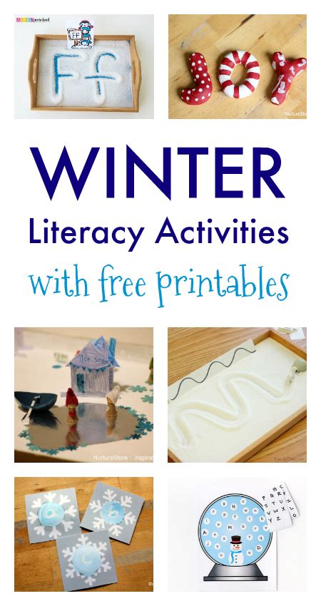 Winter Literacy Lesson Plans With Free Printables Winter Literacy Activities Winter