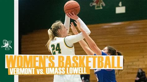 Womens Basketball Vermont Vs Umass Lowell 122020 Youtube