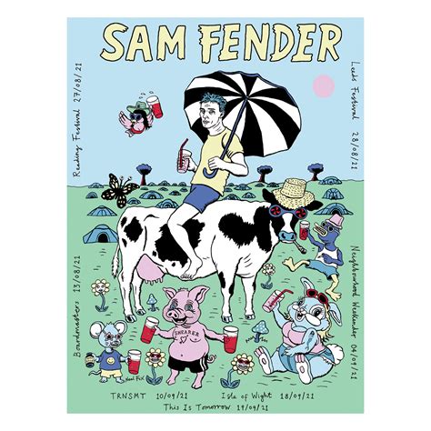 2021 Tour Poster - Sam Fender