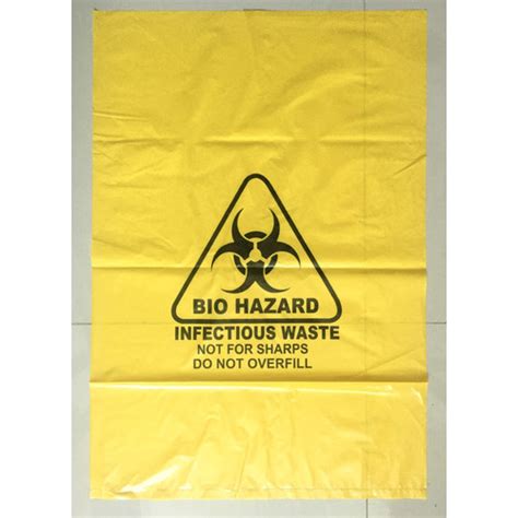 Jual Kantong Plastik Sampah Medis Biohazard X Sampah B Kab