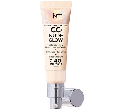 It Cosmetics Cc Nude Glow Foundation Serum W Spf Qvc