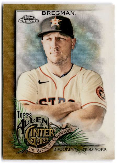 Topps Allen And Ginter Chrome Baseball Card Checklists New