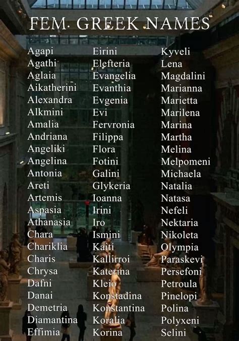 Greek names with meaning – Artofit