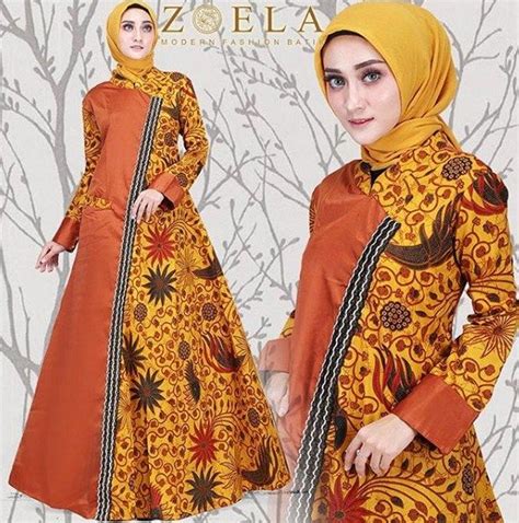 Model Baju Batik Kombinasi Polos Untuk Pesta - Desain Baju Pengantin dan Kondangan