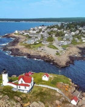 Solve Nubble Lighthouse Stephen Rideout Jigsaw Puzzle Online With 252