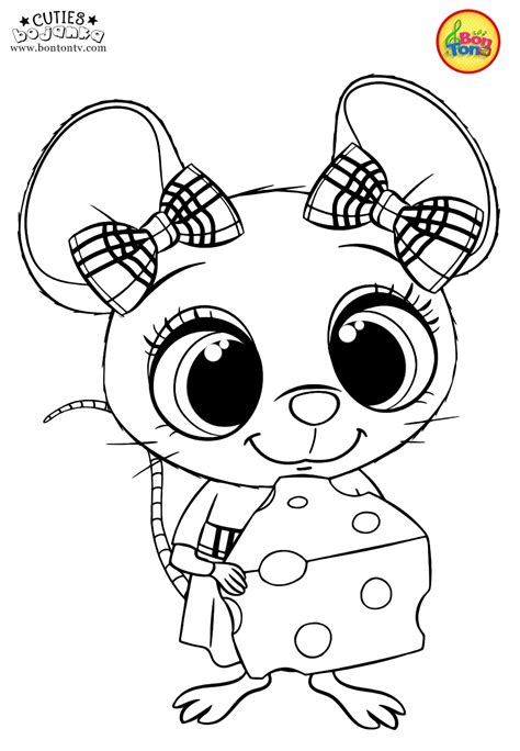 Cutie Bojanke Coloring Pages