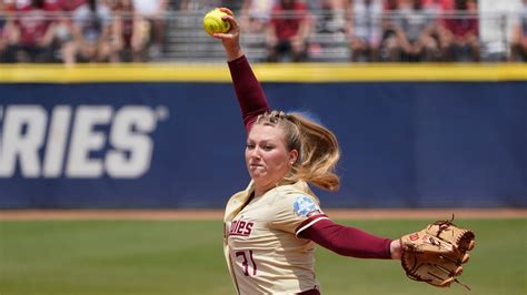 Oklahoma Tops Florida State In Womens College World Series