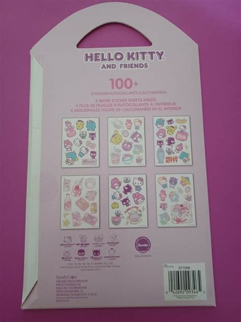 Sanrio Hello Kitty Stickers Pack 10 Sheets Too Cute Kawaii 100