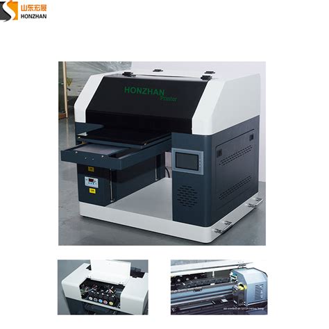 Honzhan Digital A Size Uv Inkjet Flatbed Printer Equipped With Epson