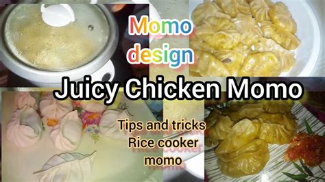 Juicy Chicken Momo Recipe How To Make Momo At Home Rice Cooker Par Momo