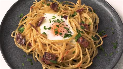 Egg In Carbonara Is A Creative Recipe For Pasta Lovers | RTM ...