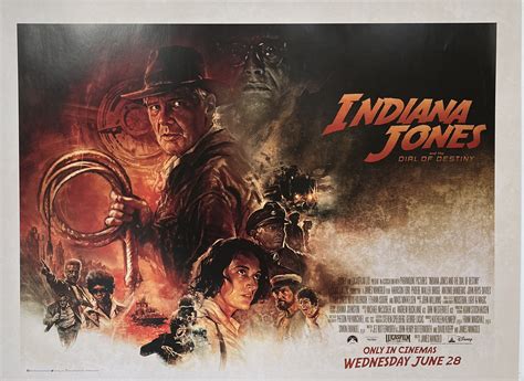 Indiana Jones And The Dial Of Destiny 2023 UK Quad Movie Poster BHP