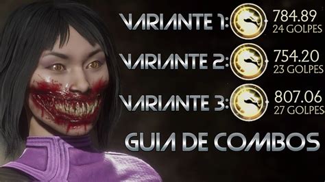 Guia De Combos De Mileena Variantes Competitivas Mortal Kombat