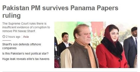 How Foreign Media Reported Panama Case Verdict Pakistan DAWN