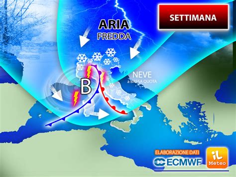 Meteo Da Marted Veloce Attacco Invernale Con Vento Temporali E Neve