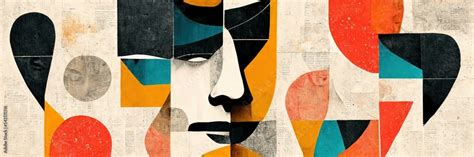 abstract portraits  person ilustracao  stock adobe stock