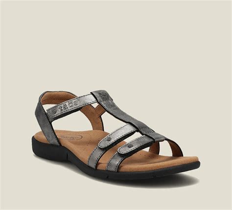 Taos N Women S Trophy Sandal Pewter Size M Ebay