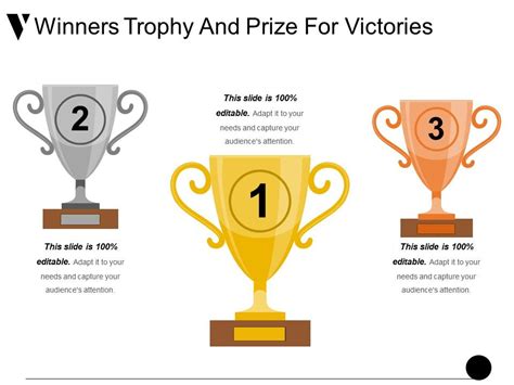 Winners Trophy And Prize For Victories Ppt Example File Powerpoint