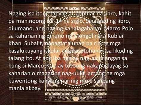 Ang Paglalakbay Ni Marco Polo