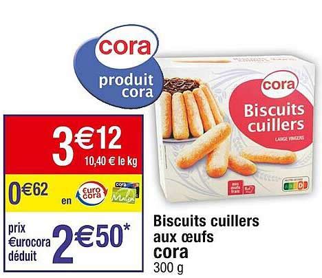 Promo Biscuits Cuillers Aux œufs Cora chez Cora iCatalogue fr