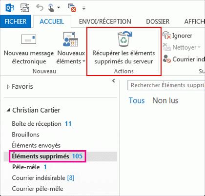 Solutions Pour R Cup Rer Les Mails Supprim S Dans Outlook Hotmail