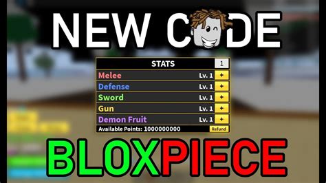 Stat Refund Codes Blox Fruits March Victoria Cantik