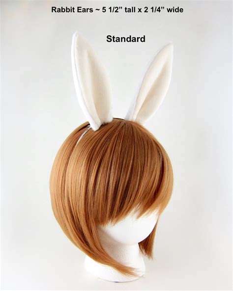 Brown Rabbit Ears Bunny Hair Clips Tan Ivory Bunny Ears Etsy