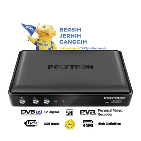 Set Top Box TV Digital Perangkat Televisi STB POLYTRON